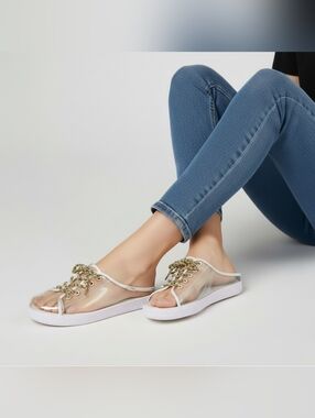 Kate Spade x Keds Kickstart Transparent Jelly Mules